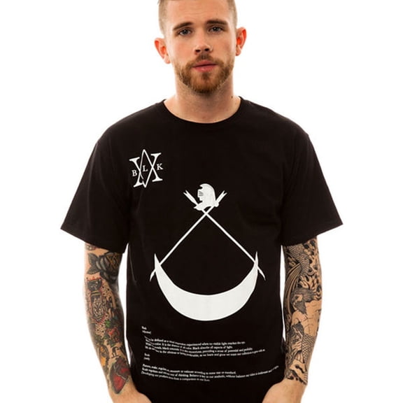 Black Scale Mens The Definition Graphic T-Shirt, Black, Small