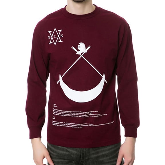 Black Scale Mens The Definition Ls Graphic T-Shirt