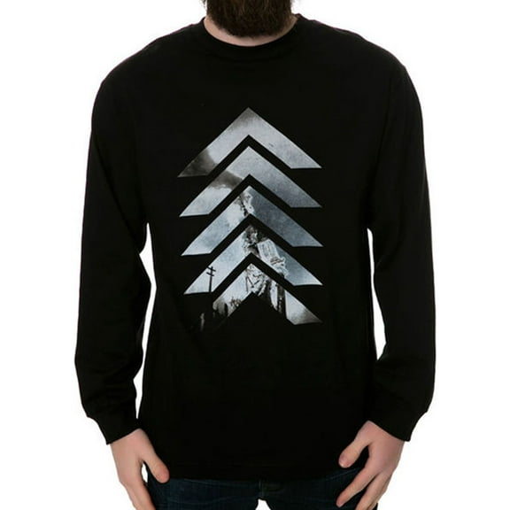 Black Scale Mens The Fallen From Grace Ls Graphic T-Shirt