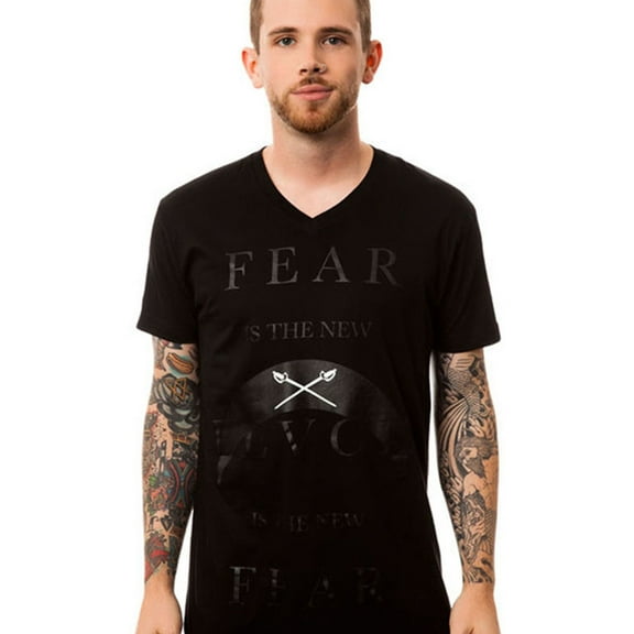 Black Scale Mens The Fear The New Black Graphic T-Shirt, Black, Small