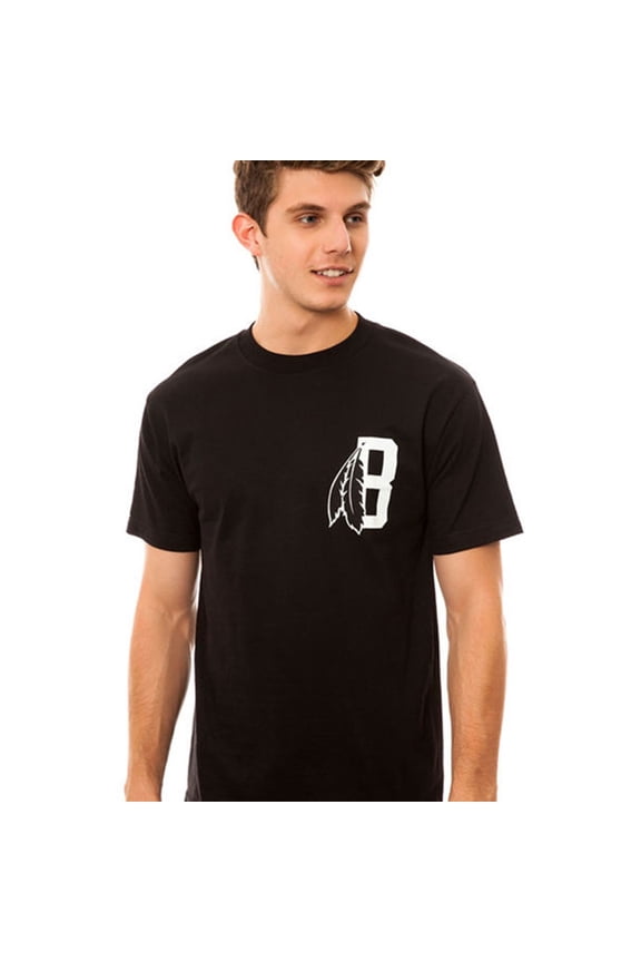 Mens The Feather B Logo Graphic T-Shirt, Black, Small