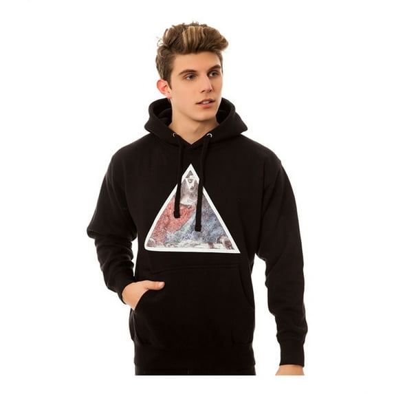Black Scale Mens The First Supper Pullover Hoodie Sweatshirt, Black, XX-Large