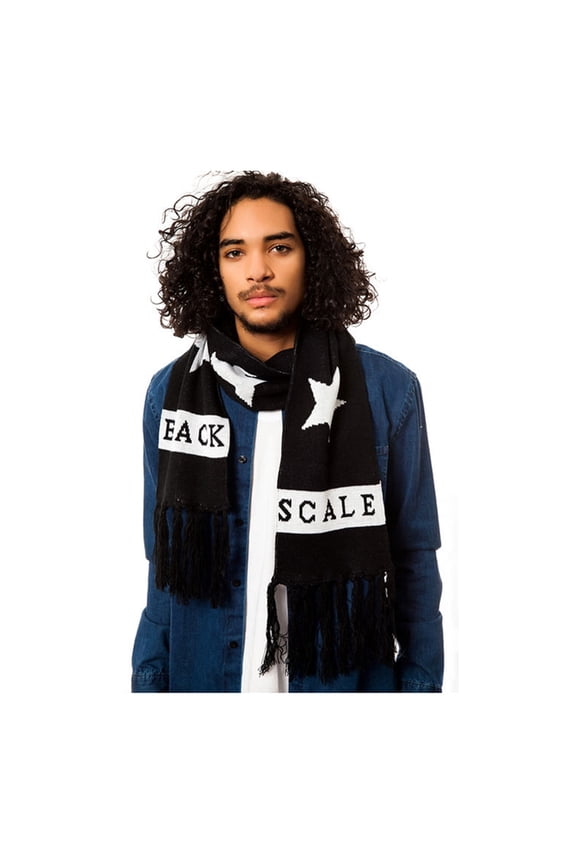 Mens The Hide & Seek Scarf, Black, Long (60 in. And Up)