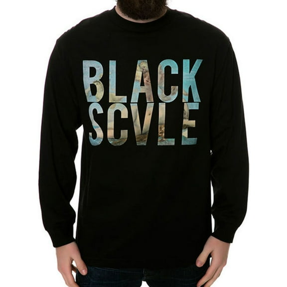 Black Scale Mens The Mi Amor Ls Graphic T-Shirt