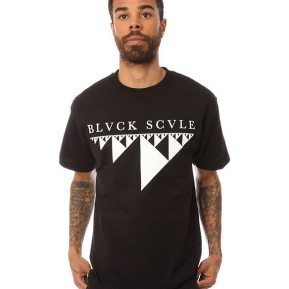 Black Scale Mens The Pyramidology Graphic T-Shirt, Black, Small