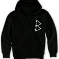 thumbnail image 1 of Black Scale Mens The Pyrex Vision Zip Up Hoodie Sweatshirt, Black, Small, 1 of 2