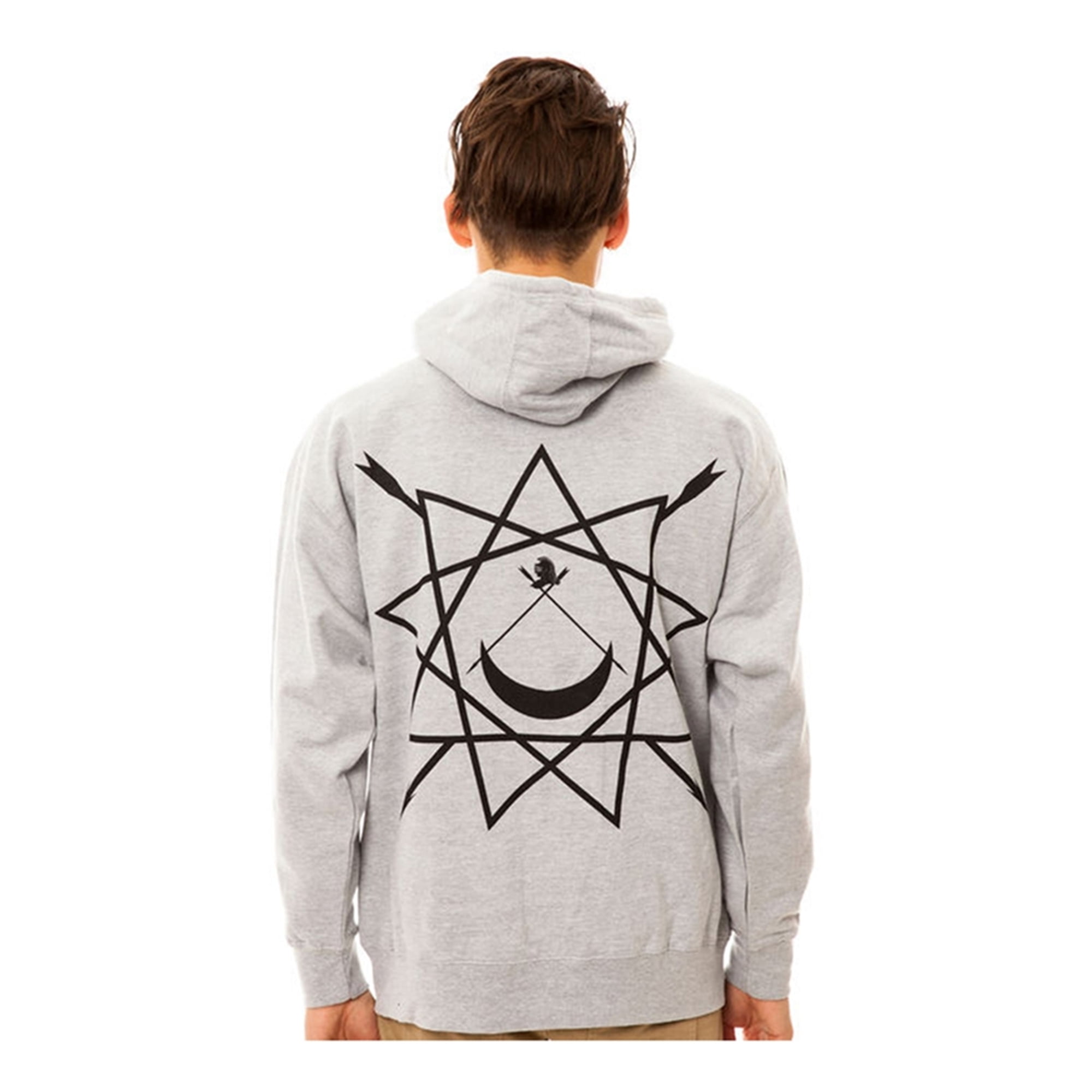 Black Scale Mens The Pyrex Vision Zip Up Hoodie Sweatshirt Grey Medium Walmart