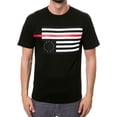 thumbnail image 1 of Black Scale Mens The Rebel Red Flag Graphic T-Shirt, Black, Small, 1 of 2