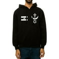 thumbnail image 1 of Black Scale Mens The Warrior Blvck Zip Up Hoodie Sweatshirt, Black, Medium, 1 of 2
