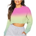 thumbnail image 1 of Pohista Crew Neck Sweatshirts Women Lightweight Women's Shirts Long Sleeve Fall Shirts Women's Work Blousess, 1 of 5