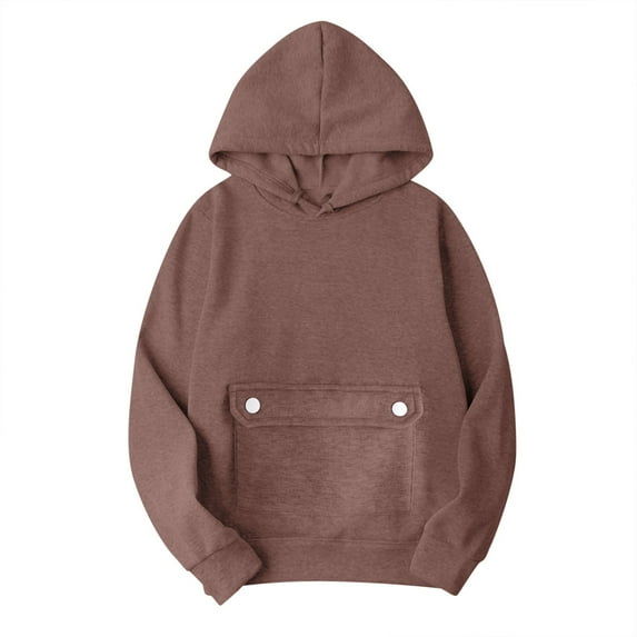Pohista Oversized Sweatshirt for Women Zip up Women's Tops Long Sleeve Shirts for Women Casual Women's Blouses My Items in Cart