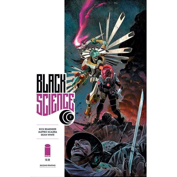 Black Science #2 (2nd) VF ; Image Comic Book