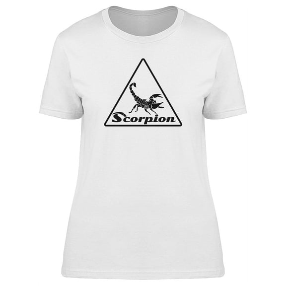 Black Scorpion Logo T-Shirt Women -Image by Shutterstock, Female Large