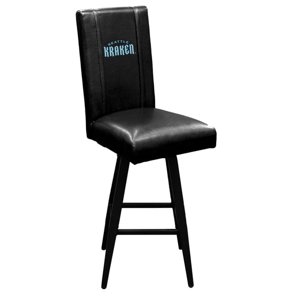 Black Seattle Kraken Swivel Bar Stool 2000