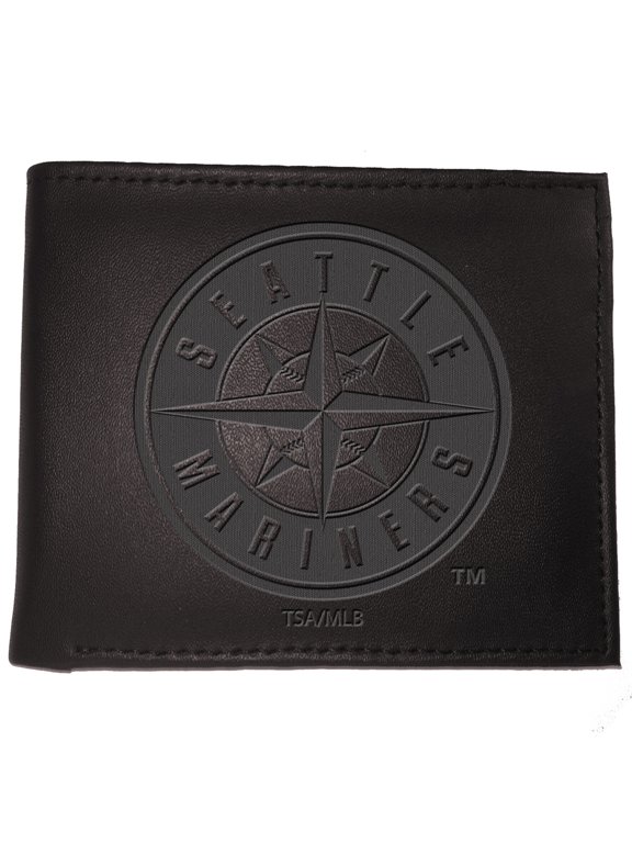 Black Seattle Mariners Hybrid Bi-Fold Wallet