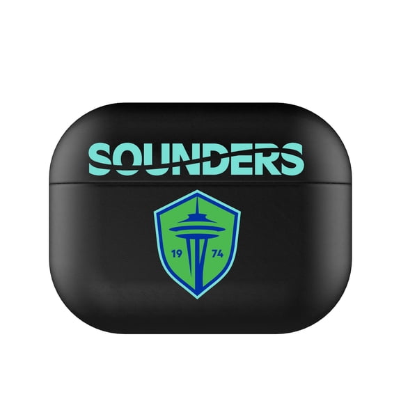 Black Seattle Sounders FC Insignia AirPods Case Cover