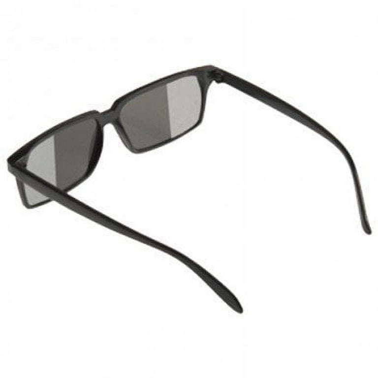 Black Secret Rear View Spy Glasses Mirror Sunglasses