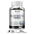 Black Seed Oil 500mg100 Organic Cold Pressed Cumin Nigella Sativa