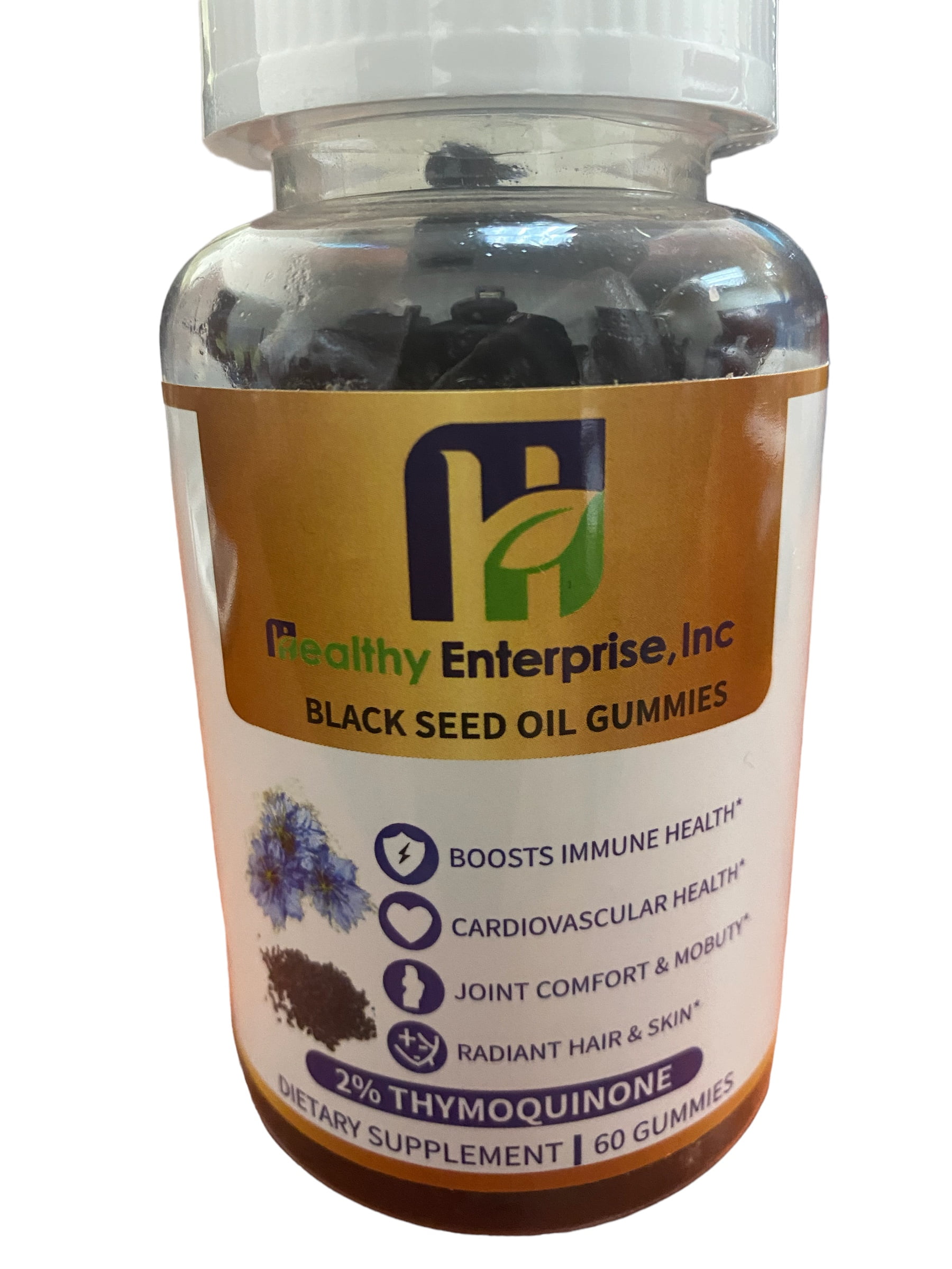 Black Seed Oil & Honey Gummies W/ 2%+ THYMOQUINONE | Nigella Sativa ...