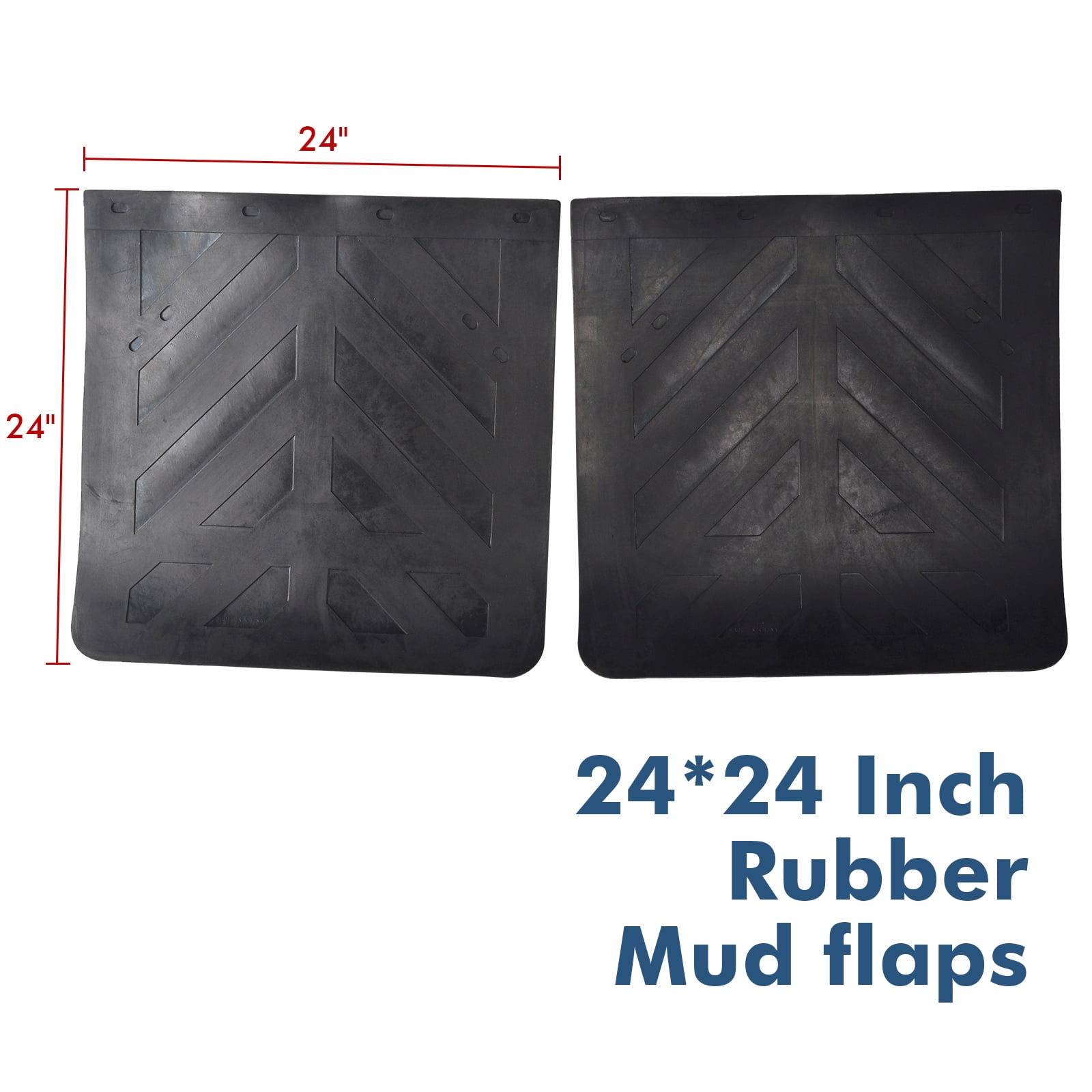 TruckFairings Mud Flaps 24 X 24 No Cut