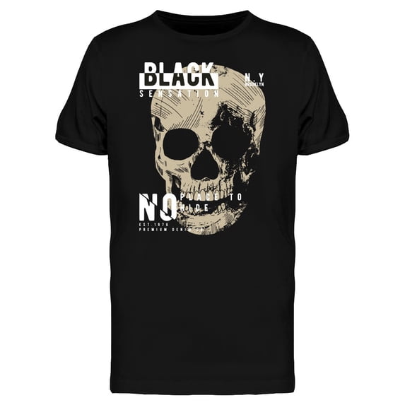 Black Sensation No Place To Hide T-Shirt Men -Image by Shutterstock, Male 3X-Large