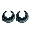 Black Septum Pincher Ring Stretching Ear Plugs Tapers Gauges Gauge Joke