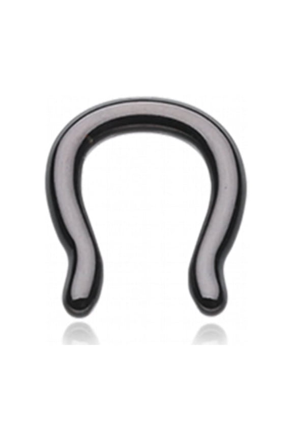 Black Septum Ring 14g