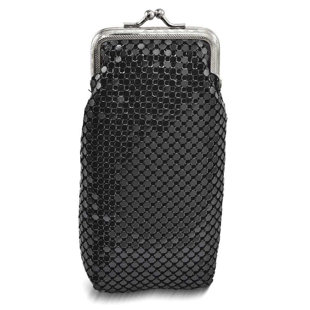 Black Sequin Eyeglass / Cigarette / Multi-purpose Case QGM4871