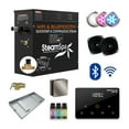 thumbnail image 1 of Black Series 7.5KW Steam Bath Generator with Fully Wireless Remote, BLUETOOTH, WIFI, and Auto Drain in Brushed Nickel, 1 of 12
