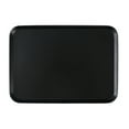 thumbnail image 1 of Black Serving Tray Large Plastic Platter 13.7×9.84in, Reusable Rectangular Tray for Party Food, Snacks, BBQ, Appetizers, Stackable Serving Dishes for Catering, Banquet, and Picnics, 1 of 6