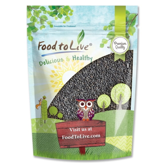 Black Sesame Seeds, 1.5 Pounds Raw, Vegan, Kosher by Food to Live