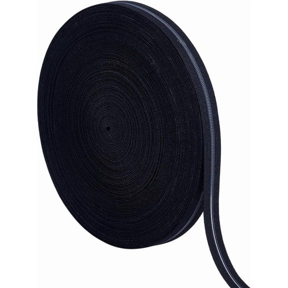 Black Sewing Band Spool with Buttonholes 21.87Yards x 0.59 Inch Adjustable Narrow Buckle Elastic Ribbon Flat Elastic Bands