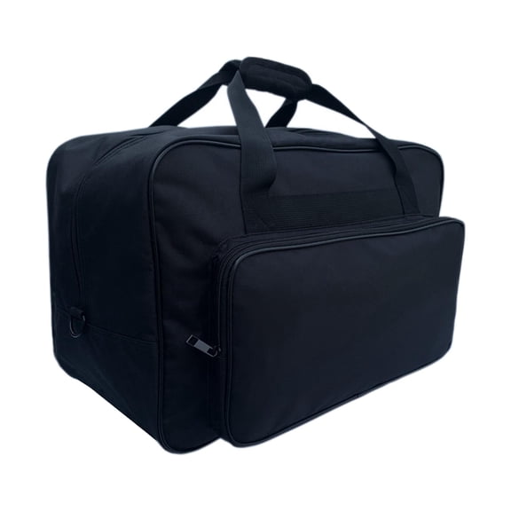 Black Sewing Machine Carrying Case, Universal Oxford Cloth Tote Bag, Portable