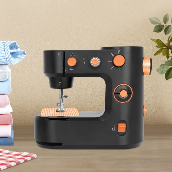 Black Sewing Machine, Free-Arm, Super Utility Stitch Sewing Machine