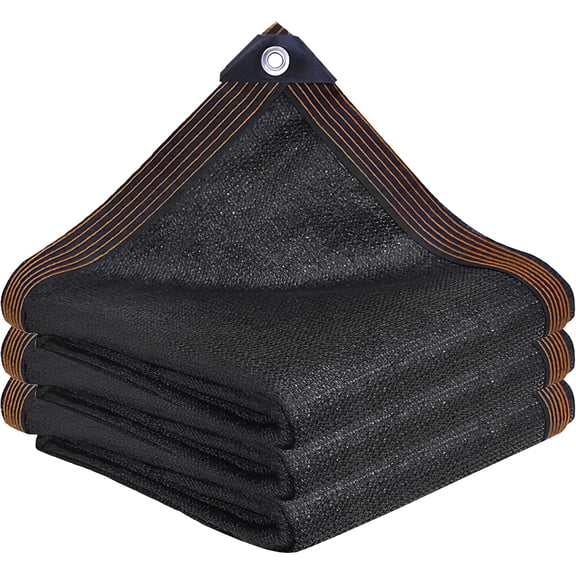 Black Shade Cloth 40%, 5x8 FT Mesh Tarp - Garden Shade for Greenhouse, Patio, Vegetables, Plants Cover and Chicken Coops, Sun Shade Net for Outdoor Protection with Reinforced Grommets
