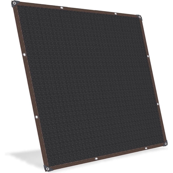 Black Shade Cloth, Shade Net with Grommets, Durable Garden Shade Net for Outdoor Plant Greenhouse Flowers, Coop, Pergola, Canopy (6.5ft 9.8ft)