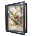 thumbnail image 1 of Black Shadow Box Frame Real Glass Window Door with Hinge 13 x 16, 1 of 7