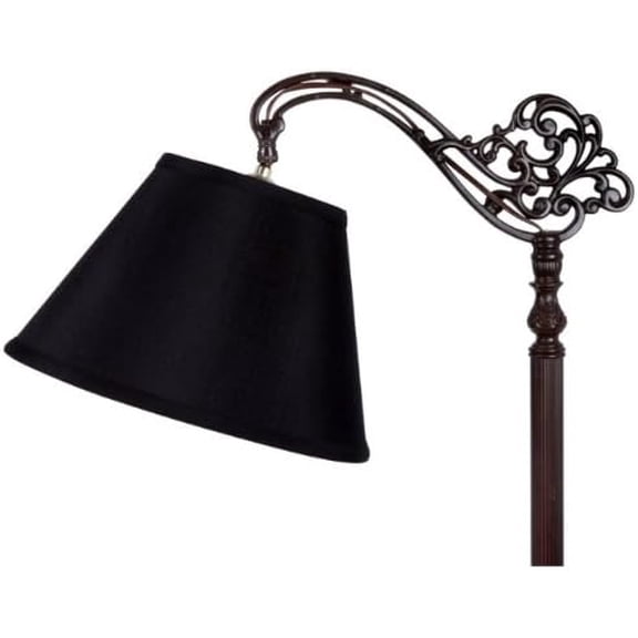Black Shantung Silk 12 Inch Uno Lampshade Replacement 6x12x8$$Tools & Hardware Other