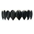 thumbnail image 1 of Black Shark Grillz Eight Top Teeth 8 Tooth Vampire Fangs Mouth Hip Hop Grills, 1 of 6