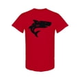 thumbnail image 1 of Black Shark Icon T-Shirt Men -Image by Shutterstock, Male Small, 1 of 2