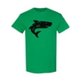 thumbnail image 1 of Black Shark Icon T-Shirt Men -Image by Shutterstock, Male x-Large, 1 of 2
