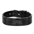 thumbnail image 1 of Black Shark Mesh Bracelet Watchmakers Inspirational Confidence Graduation Gift, 1 of 4