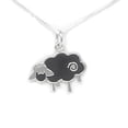 thumbnail image 1 of Black Sheep Necklace Sterling Silver - Gift Boxed with Inspirational Story Card - Handcrafted Made in the USA (20 Inch Chain), 1 of 5