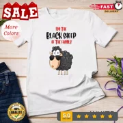 Black Sheep Of The Family, Black Sheep Tee Unisex T-Shirt Birthday Gifts; For Men & Women
