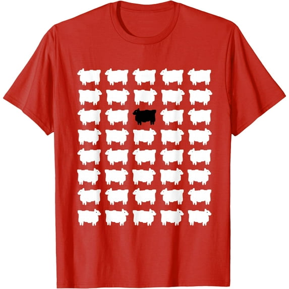 Black Sheep Princess Movie Design Memorabilia Softstyle Unisex T-Shirt,Red Color,Size 4XL