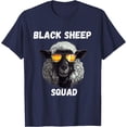 thumbnail image 1 of Black Sheep Squad Outcast Sheep in Family Softstyle Unisex T-Shirt,Navy Color,Size 5XL, 1 of 5