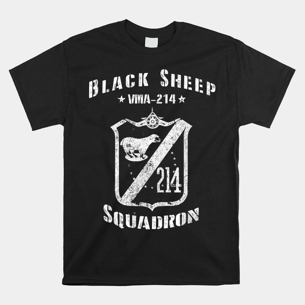 Black Sheep Squadron Vma-214 Wwii Shirt - Walmart.com