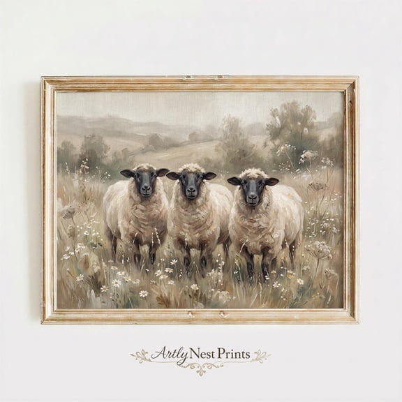 Black Sheep Wall Art Farmhouse Decor Living Room Bedroom Office