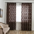 thumbnail image 1 of Black Sheer Curtains 84 inches Long 1 Panels, Light Filtering Soft Window Treatment Voile Drapes for Living Room Bedroom, Each 42Wx84L,1 PCS, 1 of 1