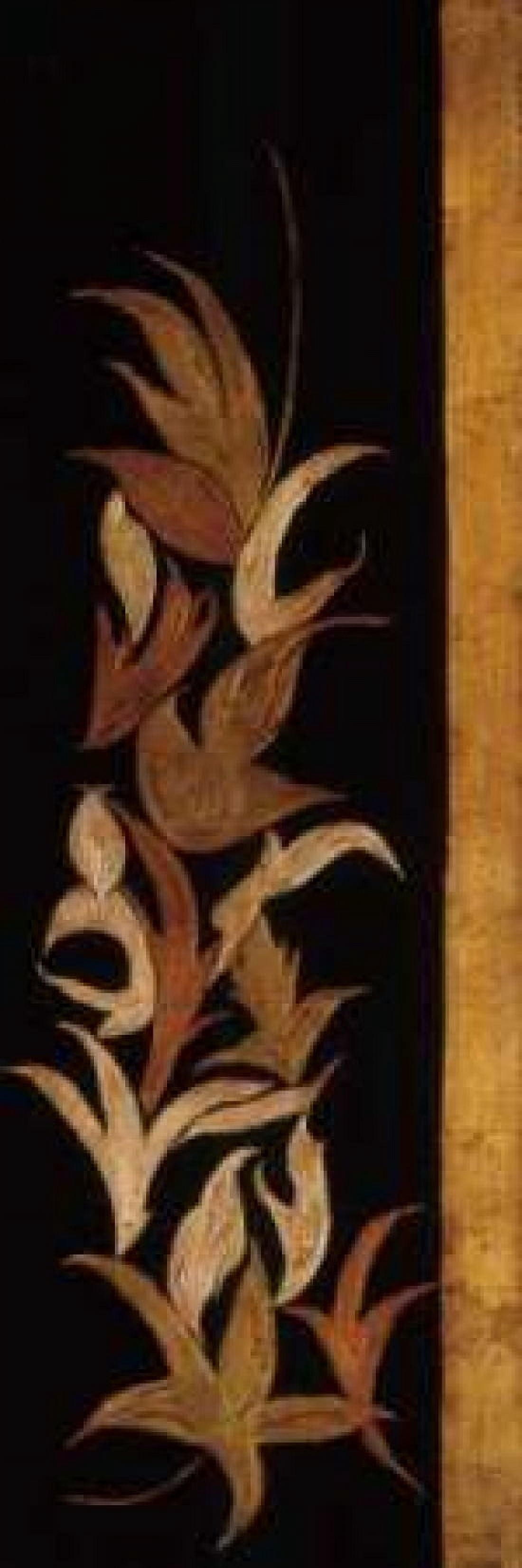 Black Shinwa I Canvas Art - Jennifer Perlmutter (8 x 24)